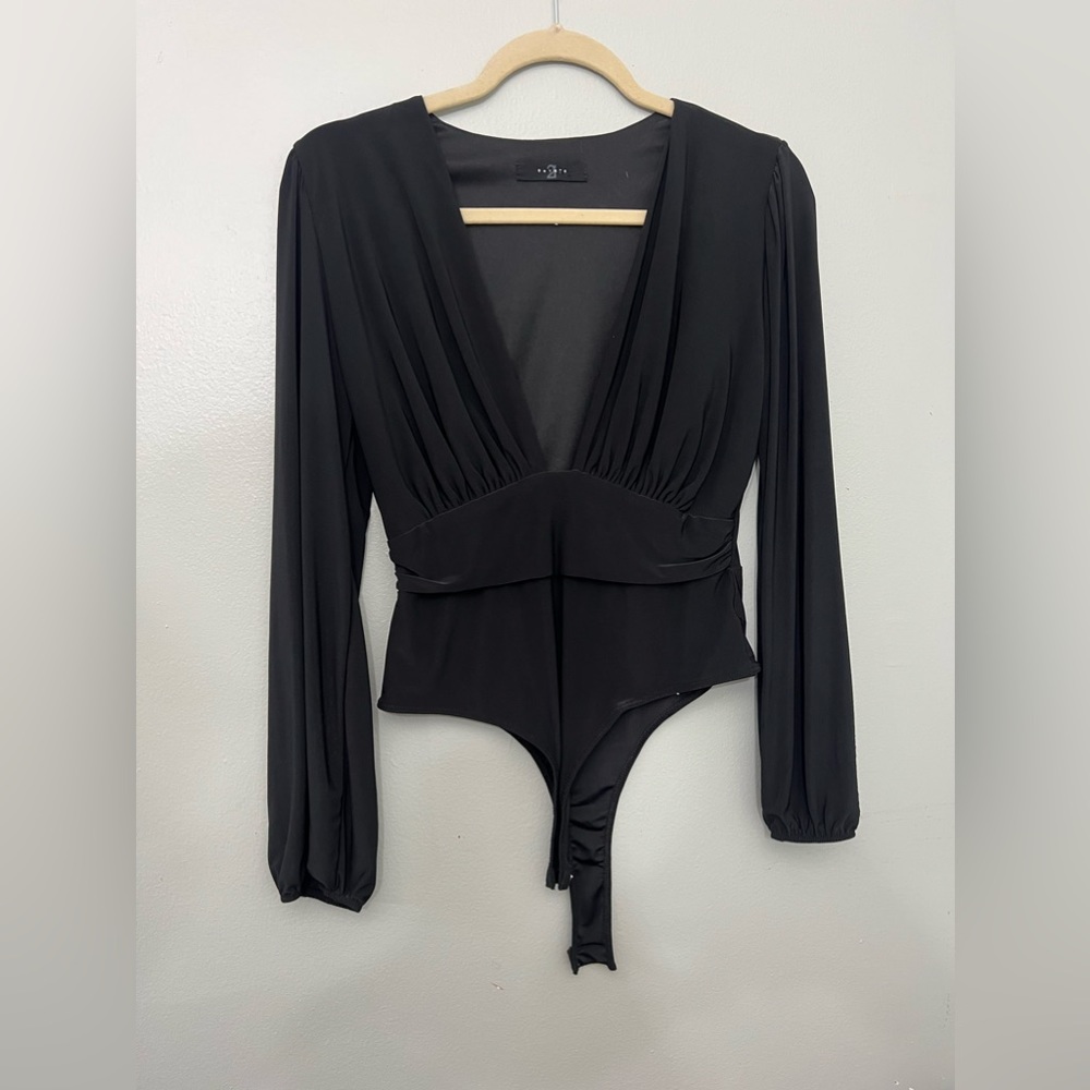 S 21 Saints black body suit with deep V